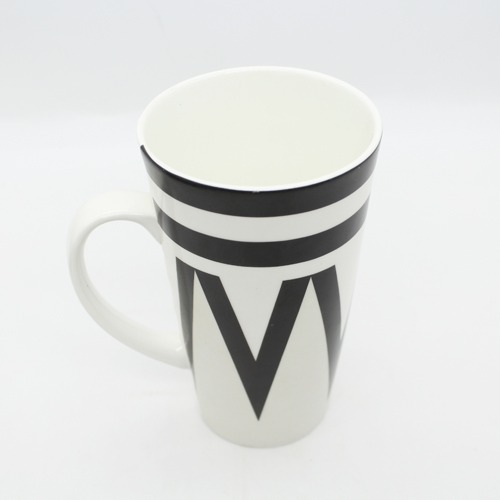 Milk Mug Large Monochrome Ceramic Mug