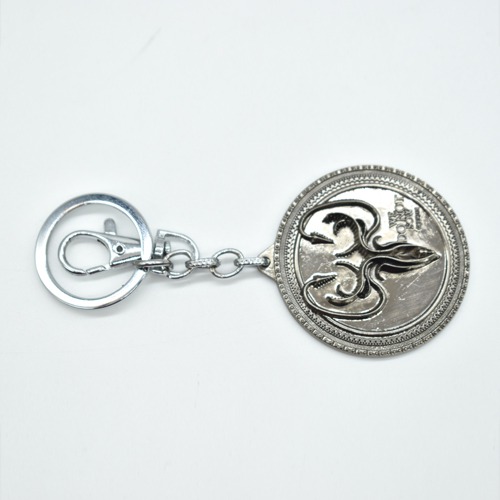 Games Of Thrones Songs Of Ice And Fire Part The Family Badge Key Chain |  Key Ring Keychain for Girls Bag Scooty Bike Car Keys
