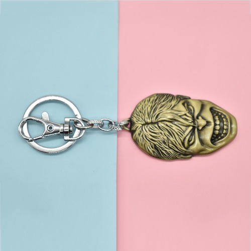 Hulk Face Metal Key Chain | Key Chain | key Ring | Key Holder For Boys & Girls, Cars, Bike Keys - Birthday Return Gift Item