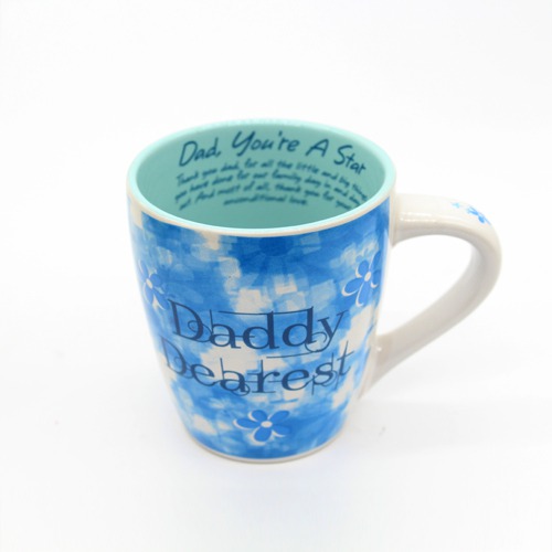 Daddy Dearest Printed Ceramic Coffee Mug