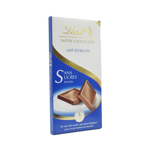 Lindt Maitre Chocolatier Lait Extra -Fin Sans Sucres( Sugar Free)