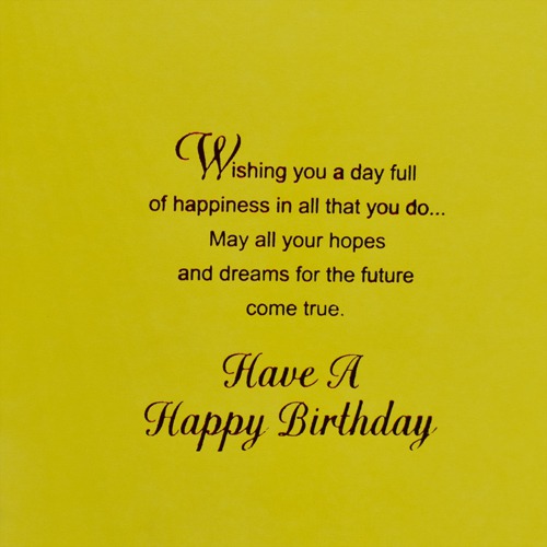 A Warm Wish For Your Birthday Greeting Card