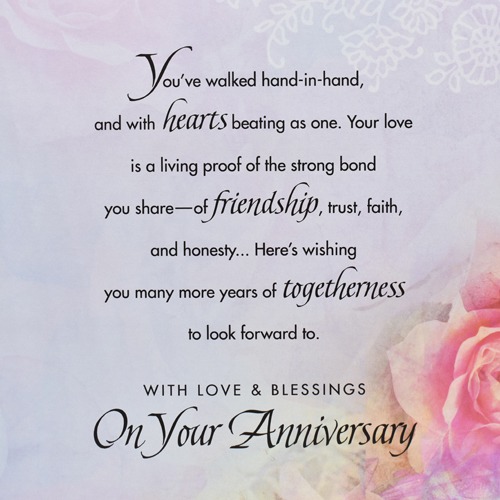 On Your Anniversary Greeting Cards