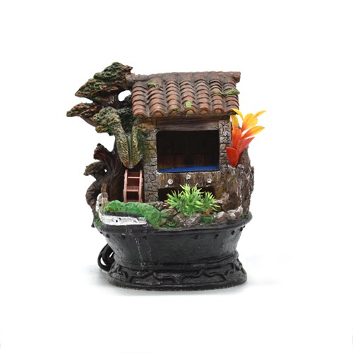 New Fairy Miniature Expression Miniature Fairy Garden Water Fountain For Home & Office Decor