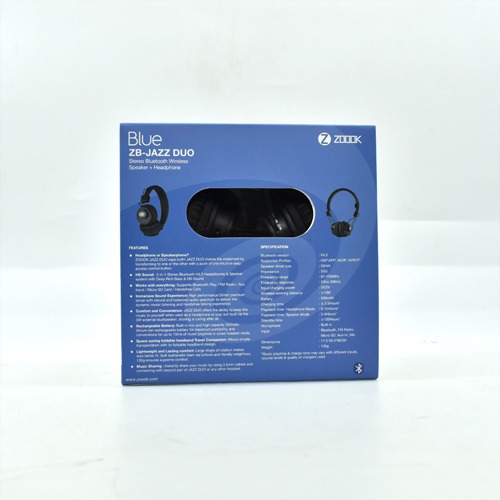 Zoook Jazz Duo 6 in 1 Wireless Bluetooth Headphone with Mic