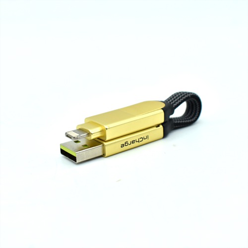 InCharge X - Multi-Charger Portable Keyring Micro USB Lightning USB-C