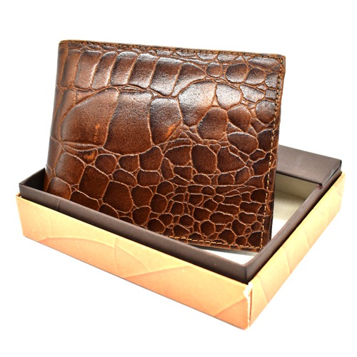 Alligator Style Men's Leather Wallet | Leather Wallet for Men | Wallets Men Leather | Men's Wallet
