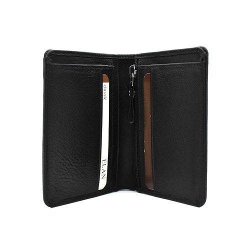Men Black Genuine Leather Wallet -Mini | Black Genuine Leather Wallet | Leather Wallet for Men | Wallets Men Leather | Mens Wallet