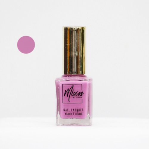 Miscos Fudge Fondant Nail Lacquer Glossy| Pink Colour Nail Polish