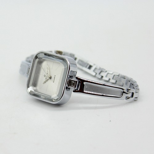 Women's Square White Dial Watch