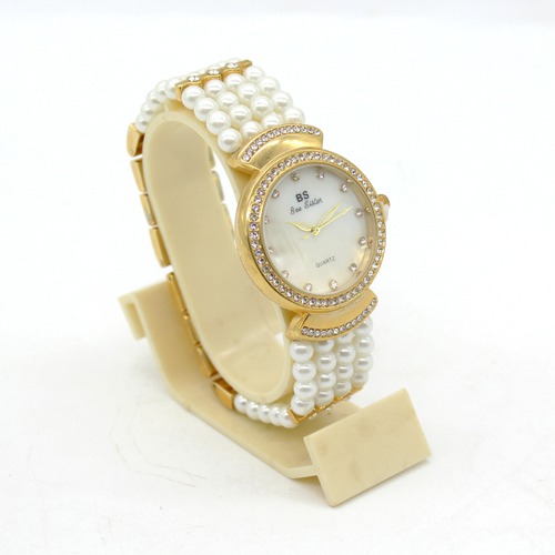 Pearl Bracelet Type Women's Watch