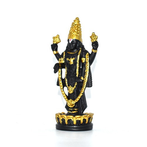 Tirupati Balaji idol for Car Dashboard murti Tirupati Balaji idol for home Spiritual Gift Item & Statue for Bhagwan Temple /Pooja/ Home Decor / Office / Study Table, Holy Statue, Decorative Showpiece
