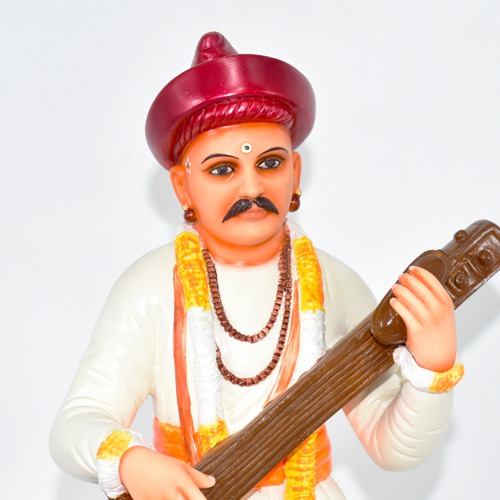 Shant Tukaram Maharaj Standing Idol | Standing Tukaram Idol, Fiber Idol, White