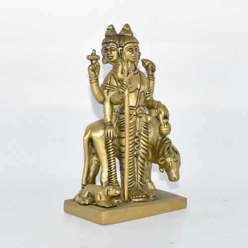 Lord Dattatreya Bhagwan Brass Idol Statue Murti for Home Pooja Office Decor Trimurti Bhagwan Sculpture