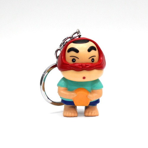 3D Shinchan Action Figure Keychain | Shinchan Friends and Family Cartoon Character Plastic Keychain For Car Bike School Bags Office Keychain and  Key ring