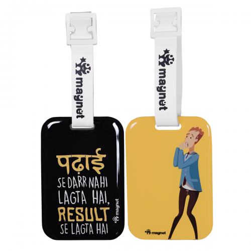Padhai < Result ka Darr Bag Tag | Luggage Tags for Trolley, Suitcase, Backpacks