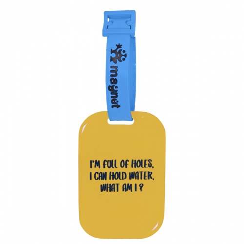 And It's Riddle Time Bag Tag | Luggage Tags for Trolley, Suitcase, Backpacks