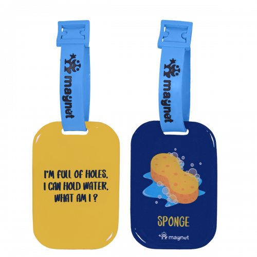 And It's Riddle Time Bag Tag | Luggage Tags for Trolley, Suitcase, Backpacks