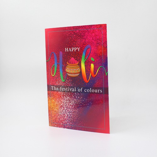 Happy Holi The Festival of Color Card
