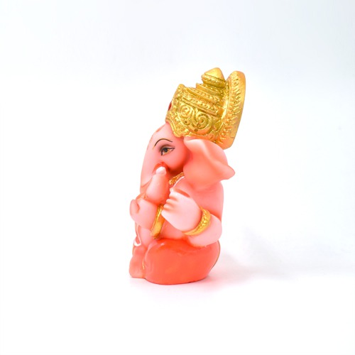 Fiber Small Ganesha Idol For Car Dashboard