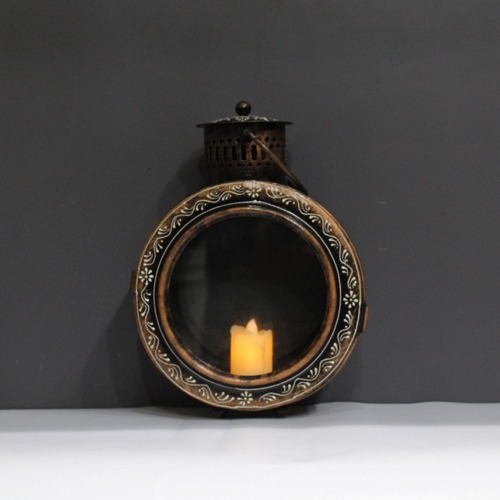 Iron Lantern with T- Light And Diya Holder For Home Decoration And Living Room