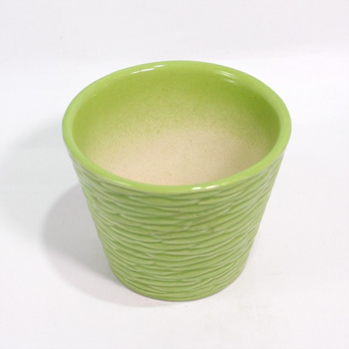 Green Ceramic Table Top Planter Pot | Ceramic Pots for Indoor, Living Room, Plants, Planters, Flower pots, Gamla, Outdoor/ Ceramic Pots Planters for Home Decor