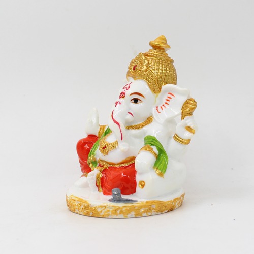 Decorative Taklu Lord Ganesh Idol For Car Dashboard