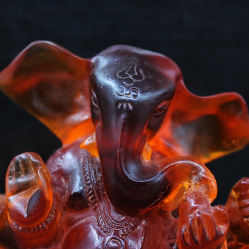 Frosted Ganesha Idol