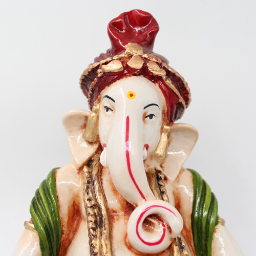 Lord Ganesh Statue Flaying Dolak Idol For Home & Office Decor