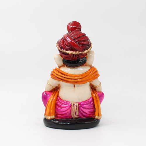 Lord Ganesha Statue Playing Harmony For Home & Office Decor