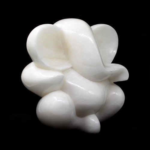 Big Size  White Marble Appu Ganesha Idol For Home & Office