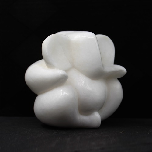 White Marble Appu Ganesha Idol For home & Office Decor