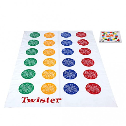 Twister Party Hasbro Gaming Twister Party Game for Family and Kids, Indoor and Outdoor Classic Game(Multicolor)