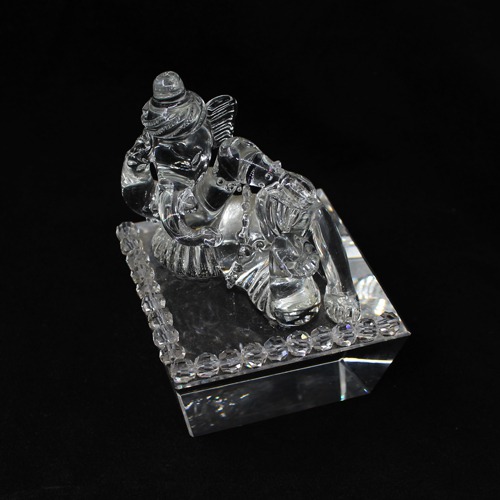 Crystal Glass Ganesh For Home &  Office Decor