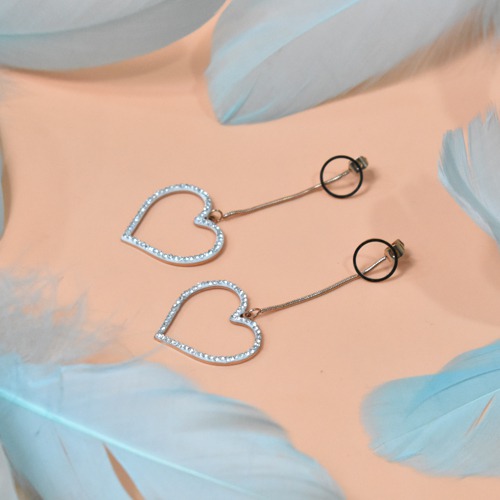 Heart Drop Earrings | Dangler Earrings | Earrings