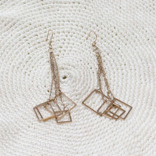 Geometric Square Western Earrings | Earrings | Women's Earrings