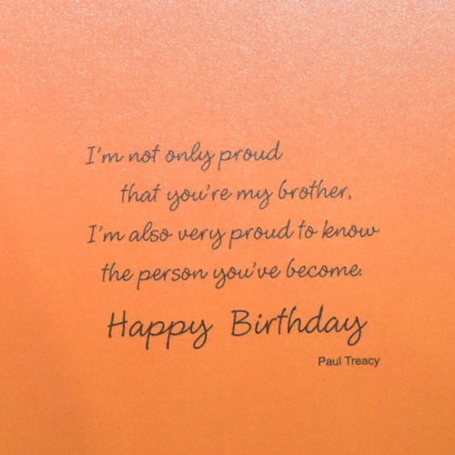 Happy Birthday Dear Brother Card| Greeting Card