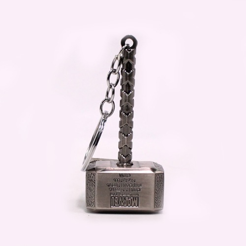 Marvel Series Thor Hammer With Rechargeable Cigarette Lighter Keychain | Lighter With Keychain