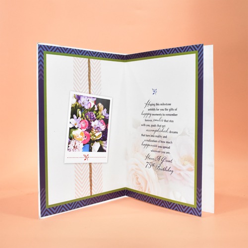 Best Wishes on Your 75th Birthday | Greeting Card