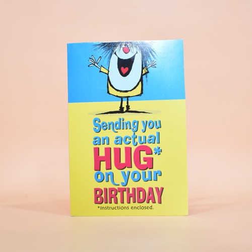 Sending You an Actual Hag On Your Birthday | Greeting  Card