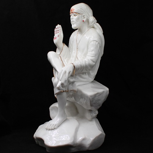 Fiber Sai Baba Murti Statue Sai Baba Statue For Pooja Room Home Temple