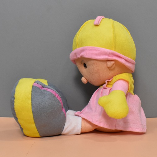 Super Soft Pink Doll Soft Toy Cute Looking | Washable Toys For Kids