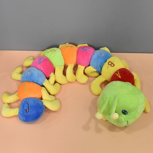 Caterpillar Soft Toy for Kids | Soft Toy Caterpillar | Caterpillar Soft Toy for Car | Multicolor (96 cm)