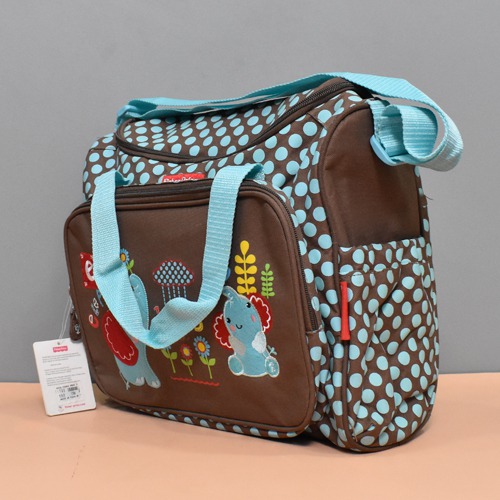 Blue and Brown Baby Dipper Hand Bag