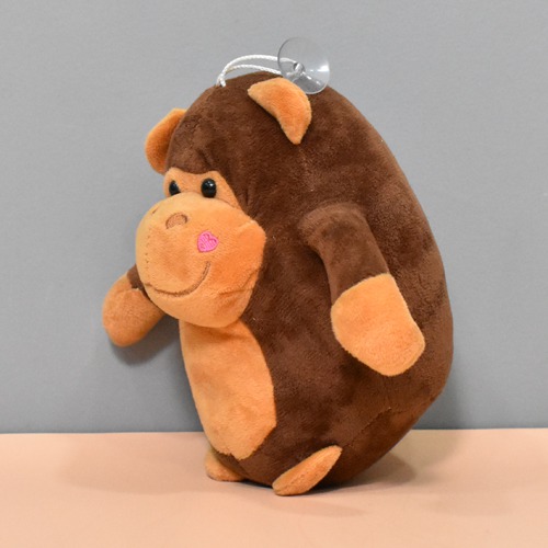 Brown Soft Toy Car Hanging For Kids