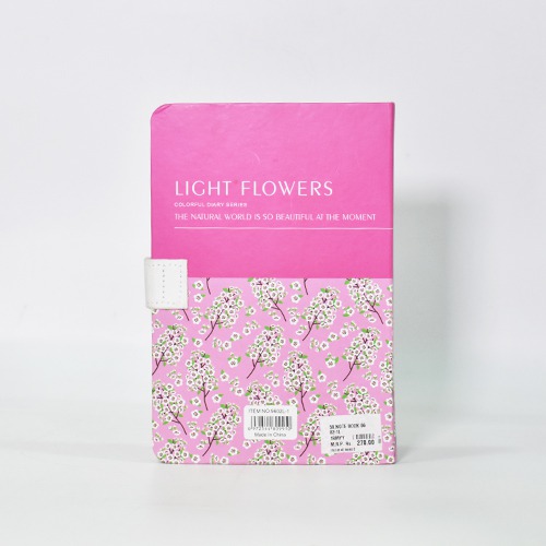 Light Flowers Colourful Diary Note Book | Notebook | Diary | Personal Diary | Home And Office Use