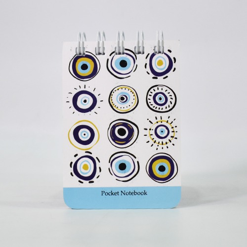 Mini Wiro Note Book With Evil Eye Design | Mini Pack Pocket Note Book|  Mini Book | Pocket Mini Book
