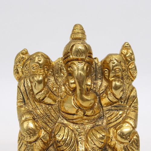 Riddhi Siddhi And Ganapti Brass Idol For Home Pooja Ghar, Office
