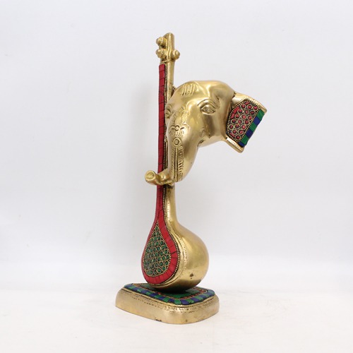 Brass Decorative Ganesha Showpiece For Home and Office Decor