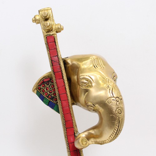 Brass Decorative Ganesha Showpiece For Home and Office Decor